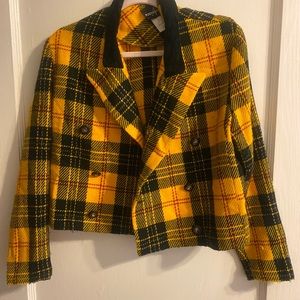 Yellow Checkered Jacket